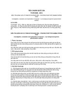 TIÊU CHUẨN QUỐC GIA TCVN 9420 : 2012 ĐIỀU TRA ĐÁNH GIÁ VÀ THĂM DÒ KHOÁNG SẢN – PHƯƠNG PHÁP PHỔ GAMMA PHÔNG THẤP