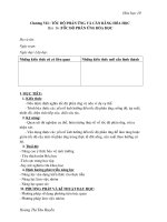 Hóa học 10 cơ bản_ Tốc độ phản ứng hóa học tiết 1