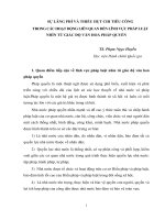 SỰ LÃNG PHÍ VÀ THIẾU HỤT CHI TIÊU CÔNG TRONG CÁC HOẠT ĐỘNG LIÊN QUAN ĐẾN LĨNH VỰC PHÁP LUẬT NHÌN TỪ GIÁC ĐỘ VĂN HOÁ PHÁP QUYỀN