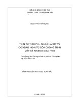 Toán tử tích phân loại hardy và các giao hoán tử của chúng trên một số không gian hàm tt 