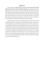 thiết kế nhà máy xử lý nước cấp cho khu đô thị cửa khẩu mộc bài, tỉnh tây ninh, công suất 3 000 m3 ngày đêm 