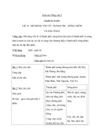 Giáo án Tiếng Việt 3 tuần 16 bài: Luyện từ và câu  Mở rộng vốn từ: Thành thị  nông thôn, dấu phẩy