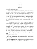 SKKN dạy học phát huy tính tích cực, tự giác học tập của học sinh