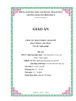 giáo án nghe hát anh nông dân và cây rau