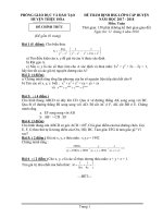 Đề HSG môn Toán  lớp 8  cấp huyện (có đáp án)