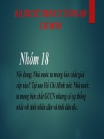 Nhà nước ta mang bản chất giai cấp nào tại sao hồ chí minh nói nhà nước ta mang bản chất GCCN nhưng có sự thống nhất với tính nhân dân và tính dân tộc 