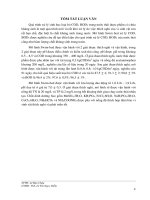 nghiên cứu đánh giá hiệu quả xử lý cod, bod5 của nước thải dược phẩm chứa kháng sinh bằng công nghệ swim bed quy mô phòng thí nghiệm (lab scale) 