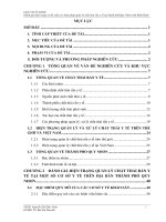 Đánh giá hiện trạng và đề xuất các biện pháp quản lý chất thải rắn y tế tại thành phố quy nhơn tỉnh bình định 