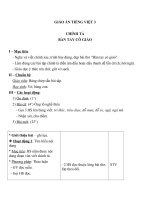 Giáo án Tiếng Việt 3 tuần 21 bài: Chính tả  Nhớ  viết: Bàn tay cô giáo, phân biệt tr, ch; dấu hỏi, dấu ngã