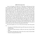 ứng dụng chỉ số wqi đánh giá chất lượng nước mặt sông la ngà tỉnh bình thuận và đề xuất các giải pháp bảo vệ 