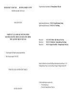 Nghiên cứu lựa chọn quy mô công trình dẫn dòng thi công trong xây dựng công trình thủy lợi thủy điện ở việt nam tt