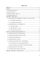 nghiên cứu ảnh hưởng của các hoạt động nông nghiệp đến chất lượng nước dưới đất tp  hồ chí minh 