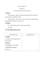 Giáo án Tiếng Việt 3 tuần 19 bài: Tập làm văn  Nghe  kể: Chàng trai làng Phù Ủng