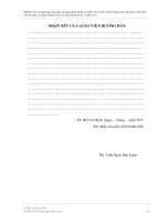 nghiên cứu và đánh giá hiệu quả sử dụng phèn nhôm và pac xử lý nước sông vũng liêm cấp nước sinh hoạt cho hộ dân xã trung thành tây với nồng độ phèn từ 15 đến 25% 