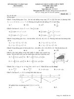 toanmath com   đề khảo sát chất lượng toán 12 năm học 2018 – 2019 sở GDĐT thanh hóa 