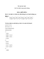 Biến đổi z  Xử lí tín hiệu trong truyền thông