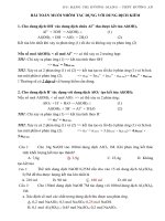 Lý thuyết và bài tập về Muối nhôm tác dụng với dung dịch kiềm có đáp án