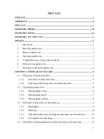 nghiên cứu xử lý kênh nước đen bằng phương pháp oxy hóa nâng cao điện cực sắt  ozone quy mô phòng thí nghiệm 