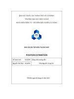 báo cáo môn thị giác máy position estimation 