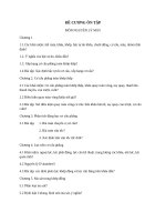 ĐỀ CƯƠNG ÔN TẬP NGUYÊN LÝ MÁY