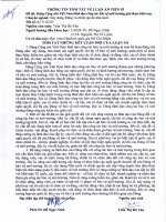 Đảng cộng sản việt nam lãnh đạo công tác bảo vệ môi trường giai đoạn hiện nay tt 