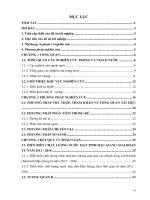 đánh giá diễn biến chất lượng nước mặt tỉnh hậu giang giai đoạn 2012   2016 