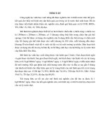 nghiên cứu xử lý nước thải sinh hoạt bằng công nghệ lọc xuôi dòng với giá thể sponge 