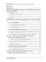 thiết kế hệ thống cấp thoát nước khu căn hộ cao cấp sao mai, quận 7, thành phố hồ chí minh 