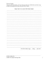 tính toán, thiết kế hệ thống xử lý nước thải cho nhà máy chế biến thủy sản giao long tại khu công nghiệp giao long công suất 250 m3 ngày 