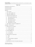 Ứng dụng phương pháp mô hình để đánh giá ảnh hưởng của phát thải VOCs và sự cố môi trường cho cửa hàng xăng dầu tại TP HCM 