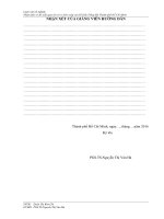 Nhận diện và đề xuất quản lý rủi ro liên vùng của hồ dầu tiếng đến thành phố hồ chí minh 