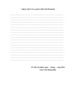 tính toán và thiết kế công trình xử lý nước thải bệnh viêṇ nhi đồng thành phố hồ chí minh, quy mô 1 000 giường bệnh 