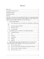 đánh giá hiện trạng quản lý chất thải rắn công nghiệp và chất thải nguy hại phát sinh từ hoạt động của các cơ sở sản xuất trên địa bàn thị xã dĩ an, tỉnh bình dương và đề xuất các biện pháp cải thiện 