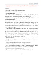 ĐỀ CƯƠNG ôn THI CUỐI kỳ môn ĐƯỜNG lối CÁCH MẠNG 2018 