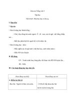 Giáo án Tiếng Việt 3 tuần 22 bài: Tập đọc  Nhà bác học và bà cụ