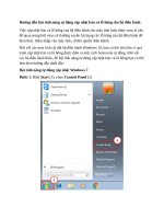 bật tính năng cập nhật windows