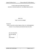 Nâng cao chất lượng trong công tác thẩm định dự án đầu tư tại ngân hàng thương mại cổ phần việt nam thịnh vượng( VPBank) chi nhánh thái nguyên 