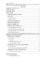 nghiên cứu xây dựng quy trình sàng lọc đối tượng có nguy cơ xảy ra sự cố môi trường do hóa chất trong sản xuất công nghiệp trên địa bàn thành phố hồ chí minh 