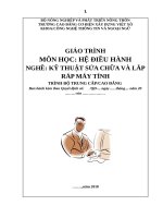 Giáo trình Nguyên lý hệ điều hành