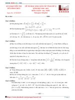 toanmath com   đề thi học sinh giỏi cấp tỉnh toán 12 năm 2018 – 2019 sở GDĐT bến tre 