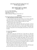 ban kiem diem ca nhan cuoi nam