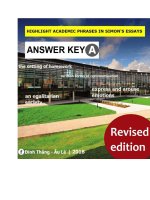 Highlight academic phrases in simons essays final