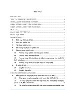 đánh giá hiệu quả các công nghệ xử lý nước thải của các kcn, kcx trên địa bàn tp hcm và đề xuất các giải pháp cải tiến công nghệ 