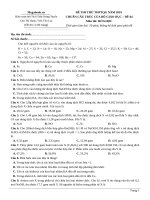 39 đề megabook 2019 file word có lời giải chi tiết 