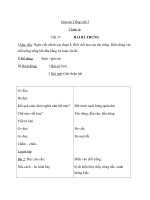 Giáo án Tiếng Việt 3 tuần 19 bài: Chính tả  Nghe viết: Hai Bà Trưng, phân biết l, n; iet, iec