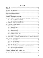 đánh giá diễn biến chất lượng nước mặt và đề xuất giải pháp quản lý lưu vực sông lá buông, tỉnh đồng nai 