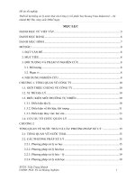 Thiết kế hệ thống xử lý nước thải cho công ty cổ phần tae kwang vina industrial – chi nhánh mỹ tho công suất 300m3 ngày 