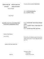 Nghiên cứu lựa chọn quy mô công trình dẫn dòng thi công trong xây dựng công trình thủy lợi thủy điện ở việt nam tt tiếng anh