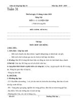 Tuần 31 giáo án lớp 1 soạn theo ĐHPTNLHS năm học 2018   2019 