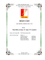 tìm hiểu sơ lược về máy ct  scanner 